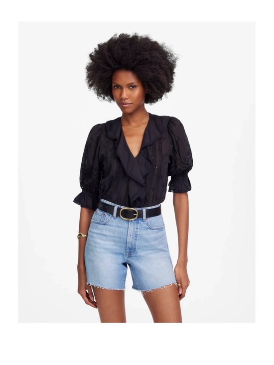 Madewell Pants - Madewell The Perfect Vintage Mid-Length Jean Short Size 30